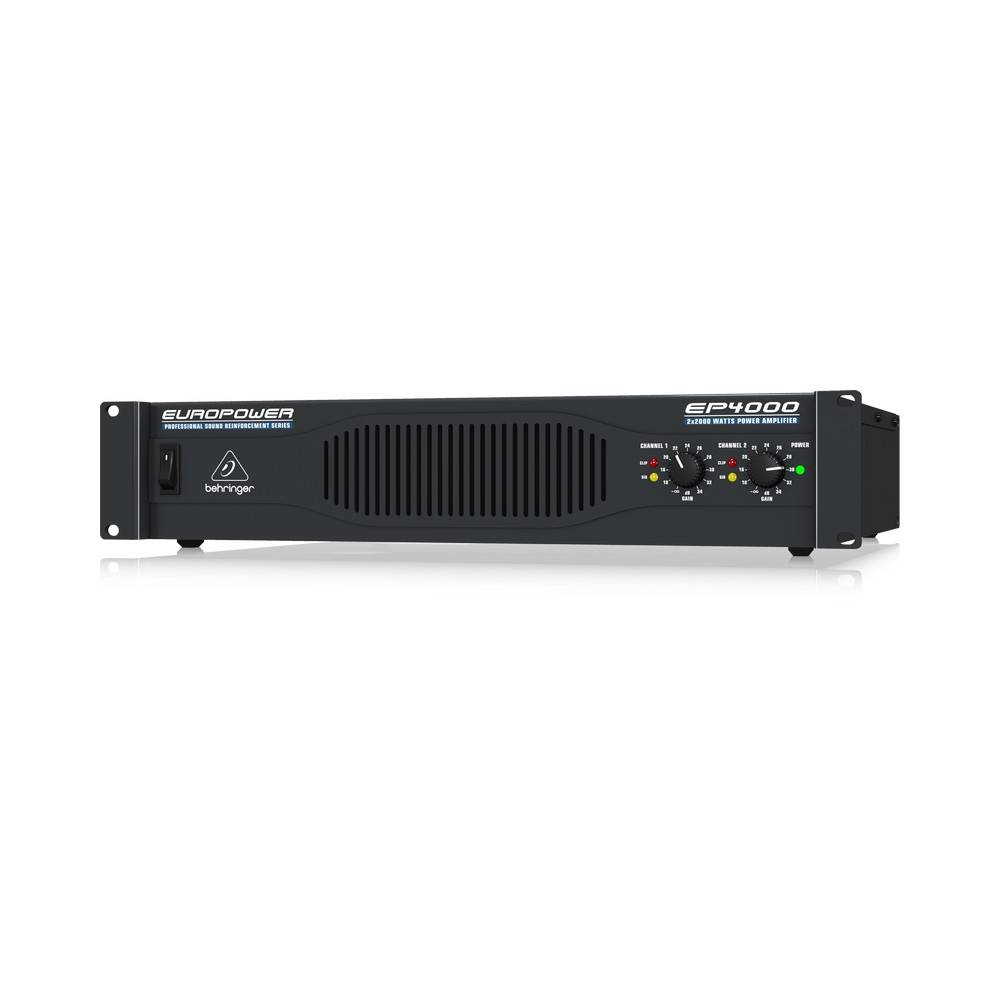 Behringer EP4000 2 x 550W 8 Ohm Power Amplifier, 2400 Watt 4 Ohm Bridge